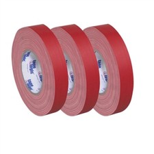 Tape Logic 11 Mil Gaffers Tape Red 1" x 60 yard Roll 3 Pack 