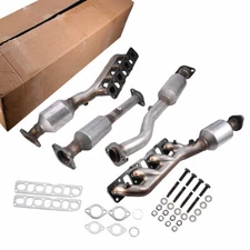 4 Catalytic Converters Front & Rear for Nissan Titan 2004-2015 5.6L 14002-7S000
