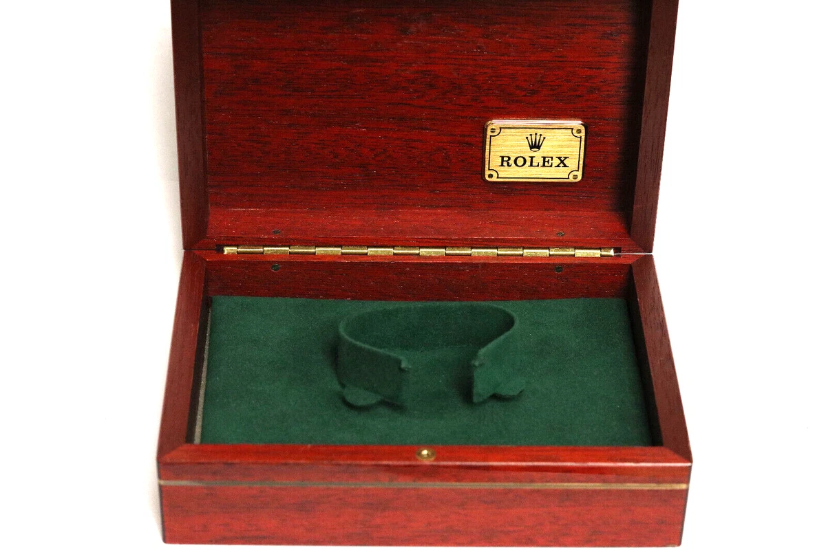 Vintage Genuine ROLEX Wooden Watch Empty Box Case outer box for