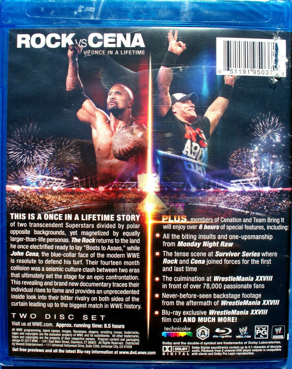 WWE: Once in a Lifetime - The Rock vs. John Cena (Blu-ray Disc