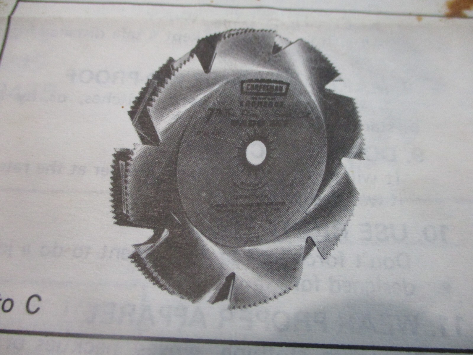 Craftsman 10" Table Saw Sanding Wheel Disc 922723 for sale online eBay