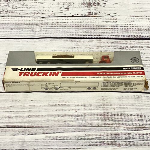 Vintage New Bachmann B-Line Truckin’ Texaco Petroleum Products Mack Tanker Toy - Picture 2 of 10