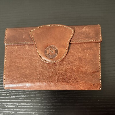 Vintage Nikolai by Piquadro Bifold Brown Leather Made in Italy