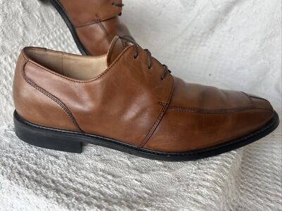 Florsheim Men Dress Shoes Size 12D Brown Leather Split Toe 