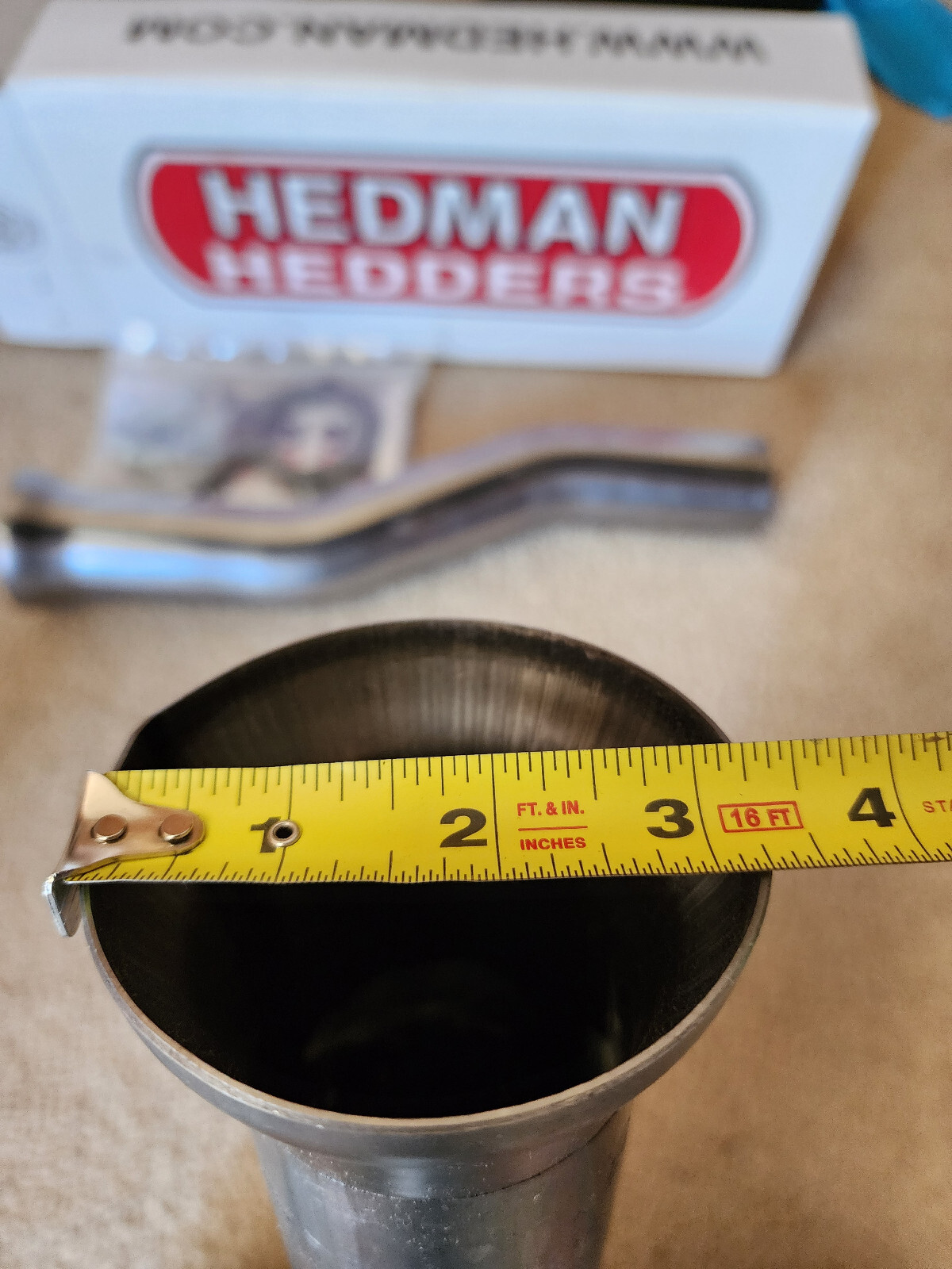 Hedman Hedders Header Collector Extensions 3.0" 3Bolt Flange 2.5" Pipe