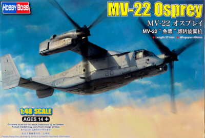 Bell Boeing MV-22 Osprey Tiltrotor Kipprotor 1:48 Model Kit Hobby Boss 81769