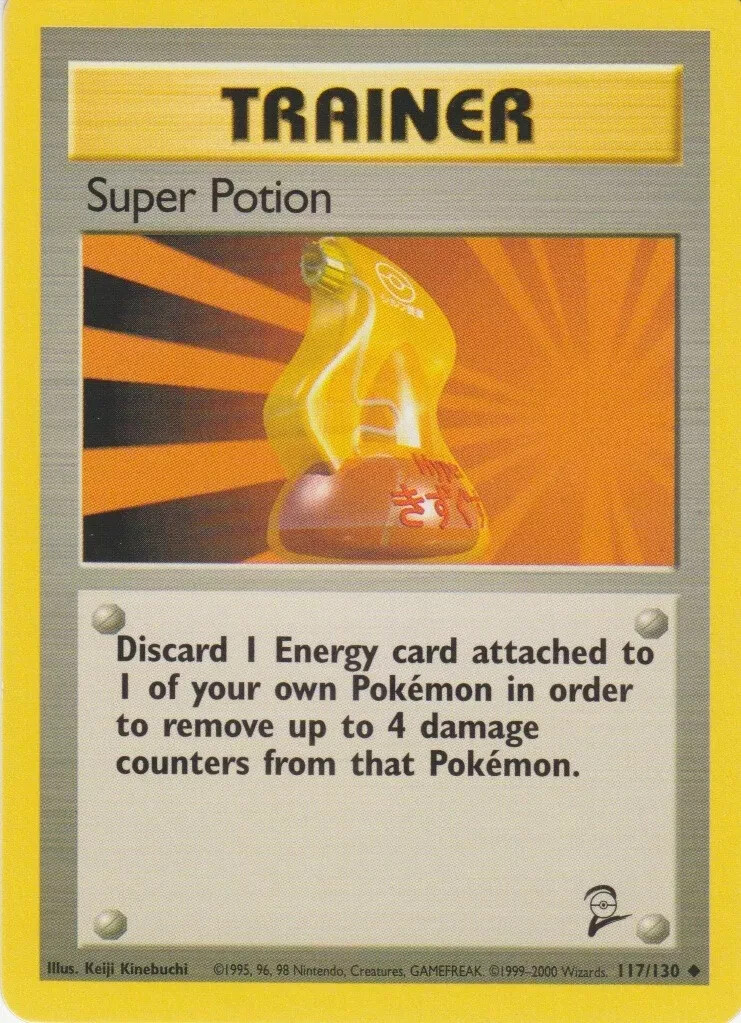 Super Potion 117/130 Base Set 2 Uncommon Moderate Play Pokemon DNA GAMES