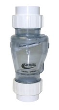 Valterra PVC Swing/Spring Check Valve 2 in Union x Union 1/2 lb Tension 200-CU20
