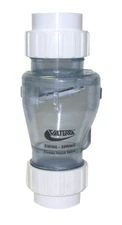 Valterra PVC Swing/Spring Check Valve 2 in Union x Union 1/2 lb Tension 200-CU20
