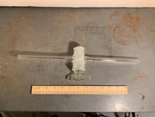 LAB GLASS INC. STOPCOCK SIDEARMS STRIAGHT BORE, GLASS PLUG