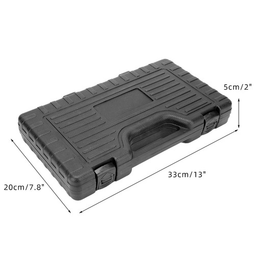 36Pcs S2 Steel 1/4" 3/8" 1/2" Hex Bit Socket Set SAE Metric Allen Key Adapter - Picture 11 of 12