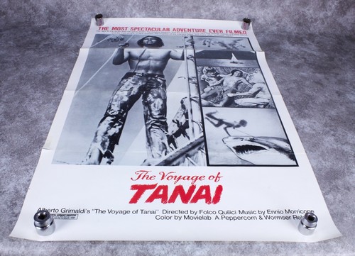 Vintage RARE Movie Poster The Voyage of Tanai Alberto Grimaldis
