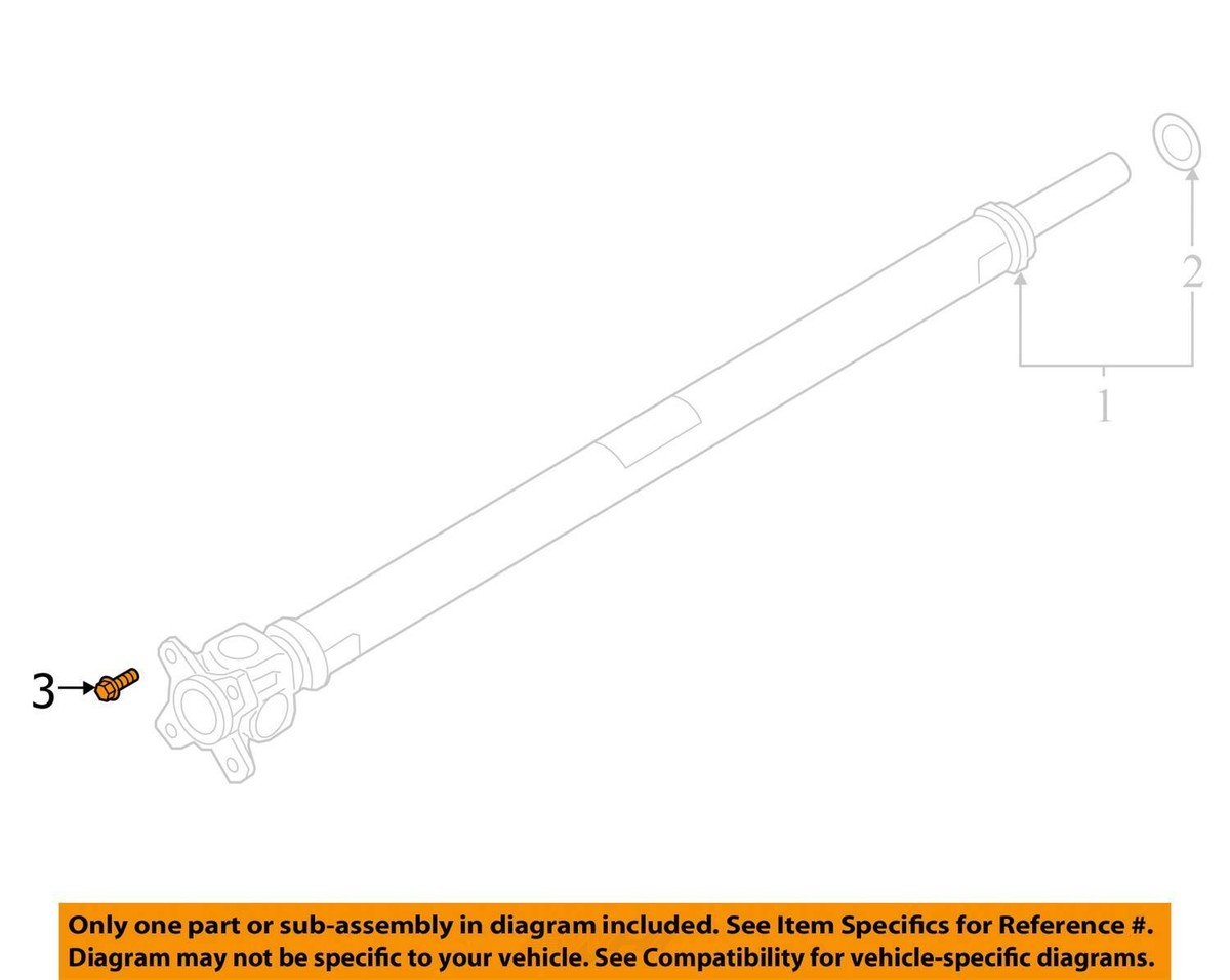BMW OEM 22-23 M3 Front Suspension Drive Shaft-Drive Shaft Bolt 