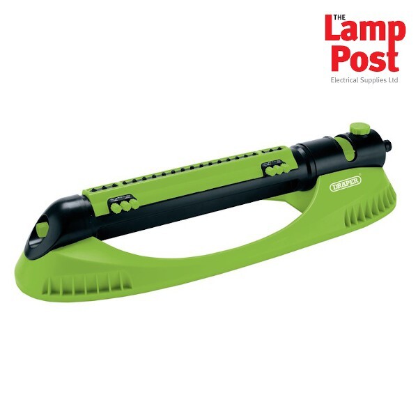 Draper 09690 Outdoor Garden Oscillating Sprinkler with 15-21 Jets