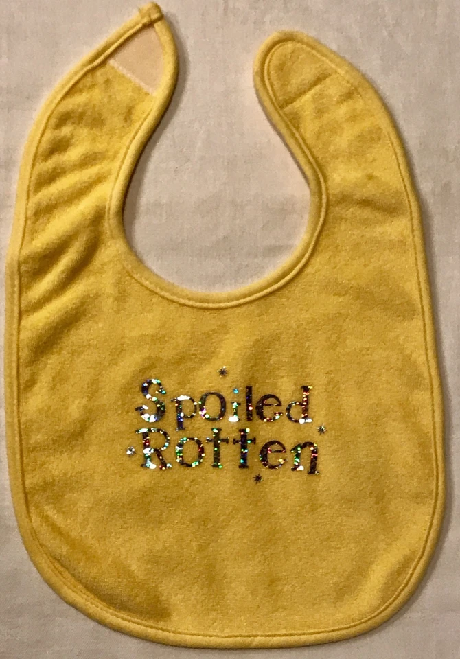 NOVO Babador de Bebê ESPOJADO PODRE Design de Holograma Novo Presente para Bebê - Imagem 2 de 4