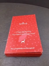 ❤ Hallmark MAGIC KEY SANTA Claus S Ornament Holiday 2006 Engravable Decorative 