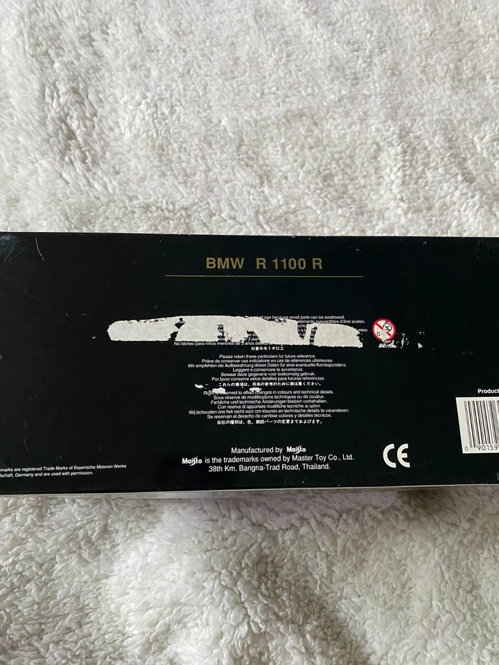 Maisto литой металл 1:10 специальный выпуск BMW R 1100 R #31601 - Изображение 4 из 4