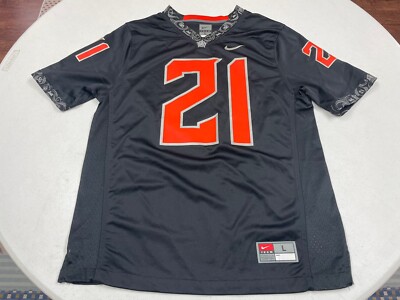 Oklahoma State Barry Sanders ジャージ 21 Russell Oklahoma State Barry Sanders Orange Jersey #21 Mens