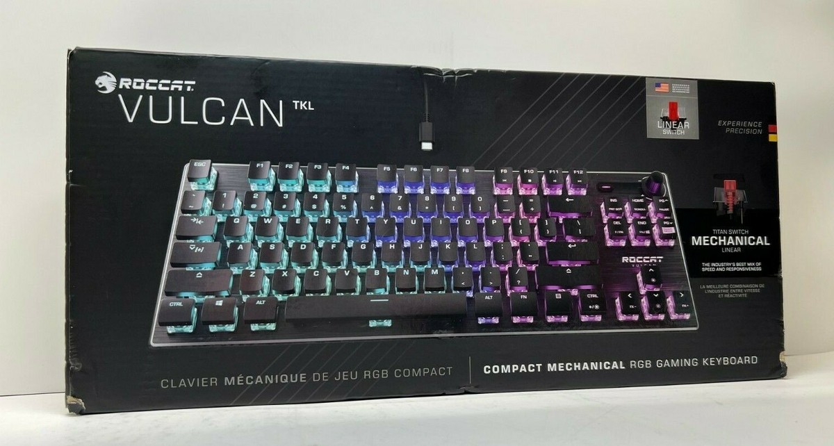 Roccat Vulcan TKL Compact Mechanical RGB Gaming Keyboard for PC Roccat Vulcan TKL Compact Mechanical RGB Gaming Keyboard for PC