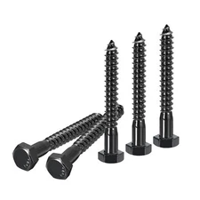 DTGN 5/16" x 2-1/2" Hex Lag Bolts - 10 Pack - for Woodworking Furniture - 304...