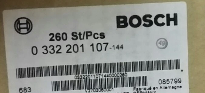 RELÉ BOSCH 10 PIEZAS 0 332 201 107 GENUINO 0.332.201.107 Foto 4 de 4