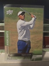 Tiger Woods 2024 Upper Deck Golf Season Highlights #78 St. Andrews