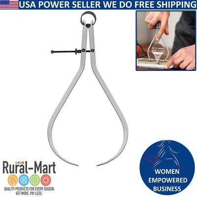 12-Inch Outside Caliper   Precision Tool with 12-1/4'' Jaw Capacity