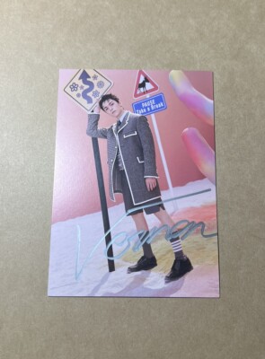 SEVENTEEN バーノン　直筆サイン　ポストカード VERNON SEVENTEEN SVT 