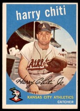 1959 Topps #79 HARRY CHITI  Kansas City Athletics  EX