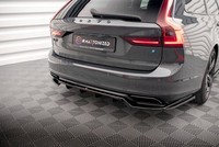 Maxton Design Diffusor Heckansatz Passend FüR Volvo V90 / S90 R-Design Mk2 Schwa