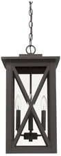 Capital Avondale 21 1/4"H Oiled Bronze Outdoor Hanging Light