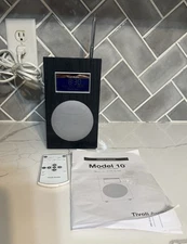 Tivoli Audio Model 10 AM/FM Clock Radio - Black - Tested and working