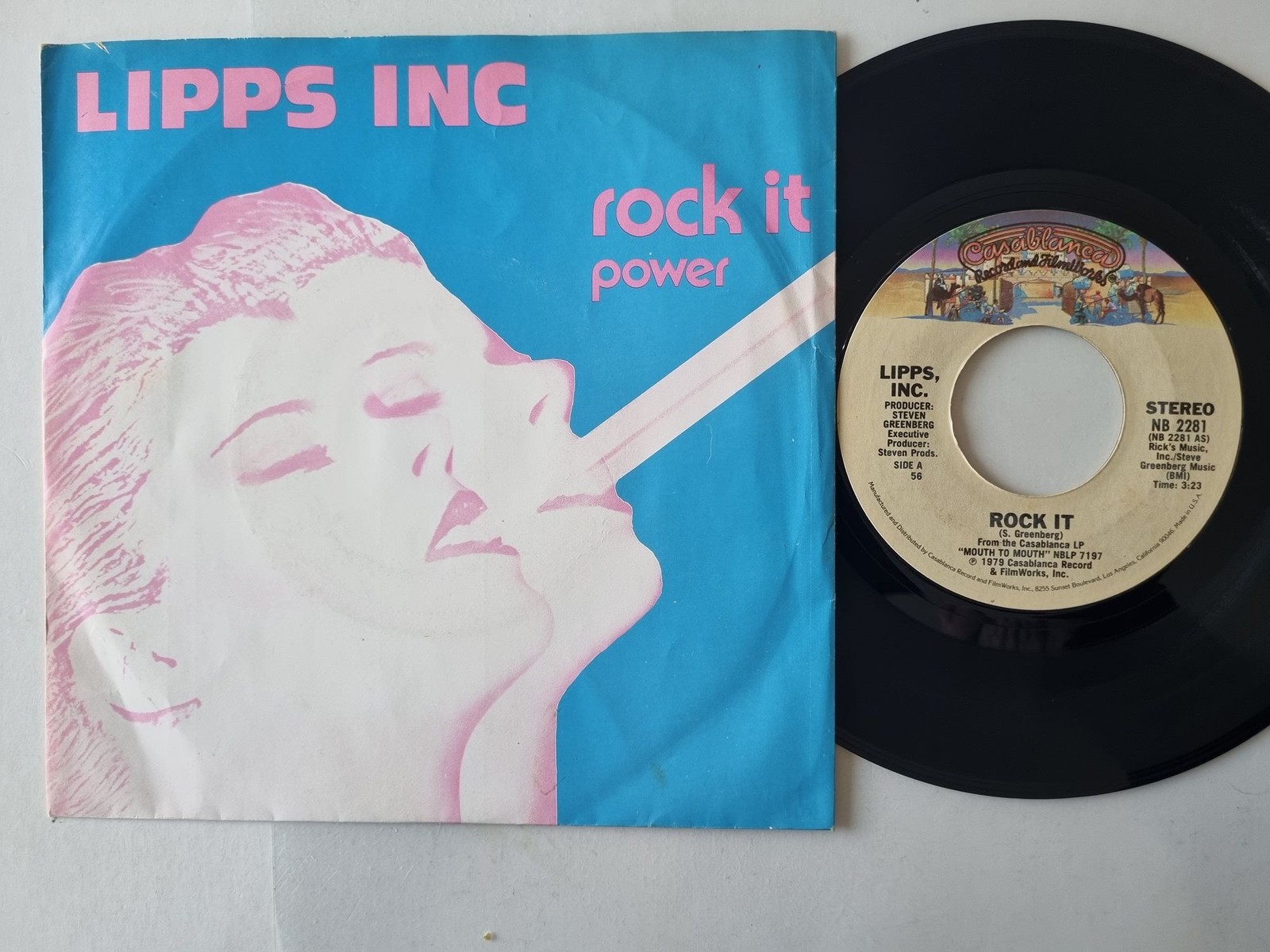 Lipps, Inc. - Rock it 7'' Vinyl US with Benelux Cover