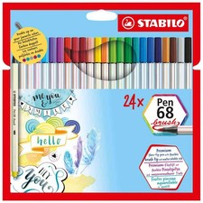 STABILO Pinselmaler pen 68 brush 24 Stück im...