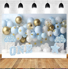 Baby Shower Balloon Backdrop One 1st Birthday Background Party Banner Decor