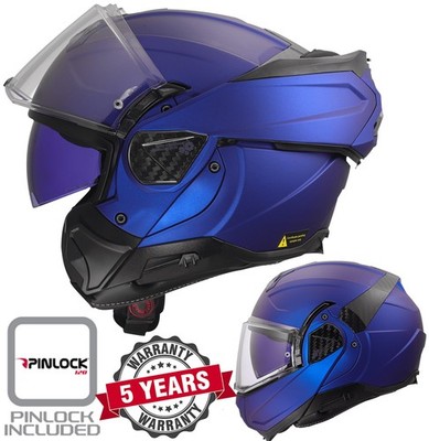 LS2 FF910 ADVANT II ECE22.06 MODULAR FLIP FRONT FULL FACE MOTORCYCLE HELMET BLUE
