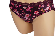 .VTG VICTORIA'S SECRET DREAM ANGELS SATIN LACE CHEEKINI PANTY L