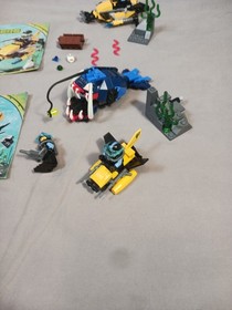 Lego Aqua Raiders Lot 7770 7771 with manuals 99.9% complete Missing Coins