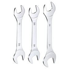 3pcs Double Open End Thin Wrench 19x2220x2124x27mm Metric U-shaped Spanner