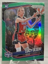 2025 Panini Prizm WNBA - Lucy Olsen #104 Green Prizm (RC)