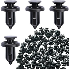 New 50 Clips Bumper Rivets Retainer Fastener Hood Fender Fits For Honda