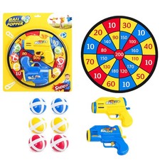 Kinder Dartscheibe mit 2 Ball Pistolen und 6 ...