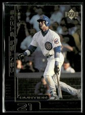 2000 Upper Deck Ovation #CS10 Sammy Sosa Center Stage Gold