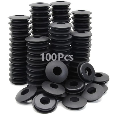 100 Pcs Rubber Glad Hand Seals Round Gladhand Gaskets for Semi Trucks Trailers