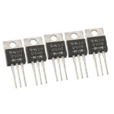 2pcs TSC/WTE SF1604G TO-220 16A SUPER-FAST GLASS PASSIVATED *hu