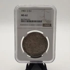 1901-O Morgan Silver Dollar $1 - NGC  MS62