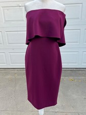 Women's Likely Dress Size 6 Maroon Driggs Strapless