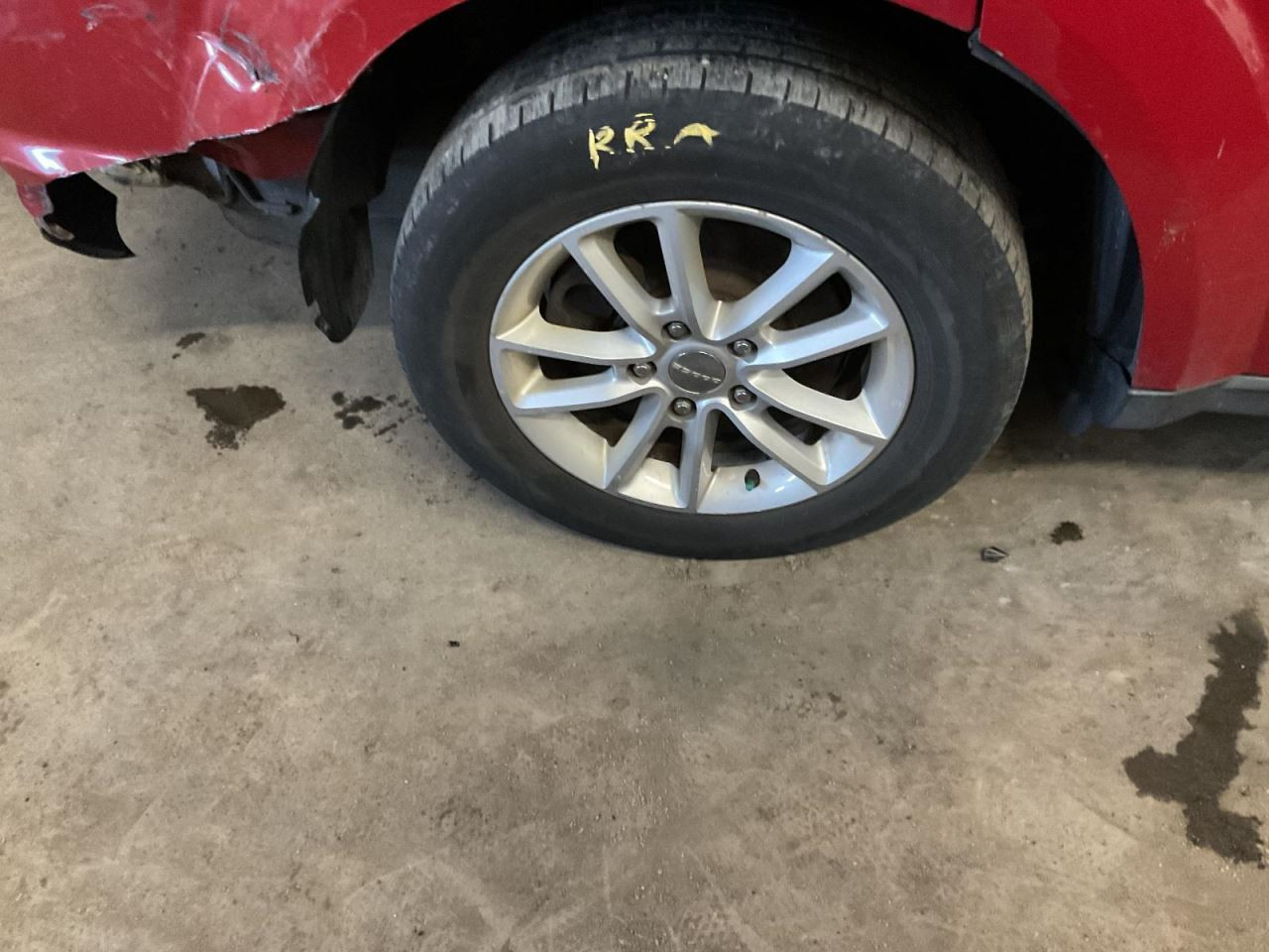 Wheel 17x6-1/2 Aluminum 10 Spoke Painted Silver Fits 13-19 JOURNEY 4794378