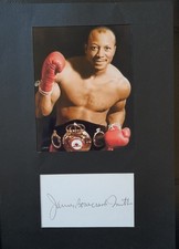 Bone Crusher Smith Hand Signed A4 mounted Autographed Card ready to frame