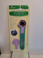 CLOVER SLASH CUTTER (CURVED) QUILTING, CRAFTING 1/8” (4mm) 1/4 (6mm) #499/NV